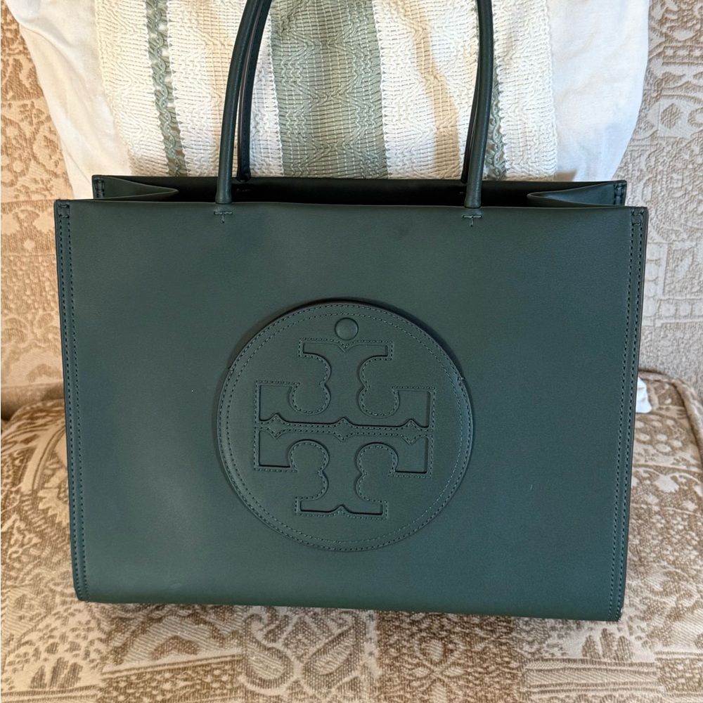 Tory Burch Ella Bio Small Tote Bag - Basil